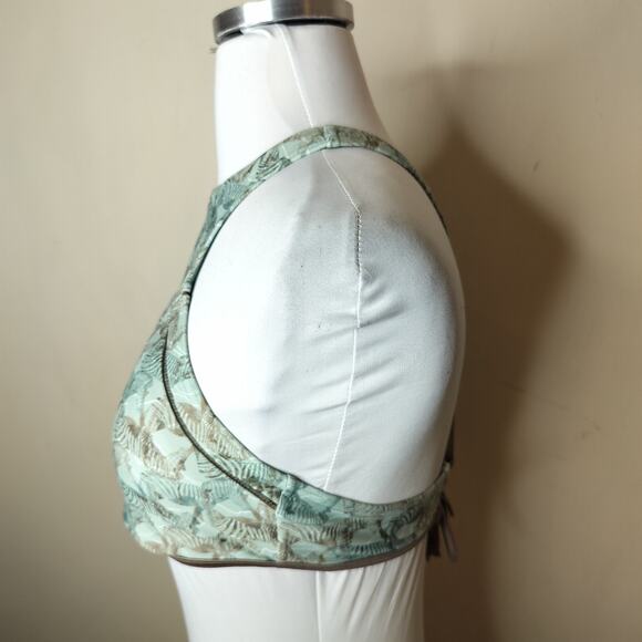 prAna Swim Top Azra Seaside Safari Zebra High Neck - Picture 7 of 11